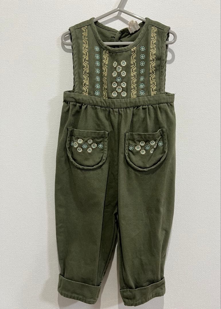 ロンパース・カバーオール apolina BIBI dungaree (forest) 1-2y