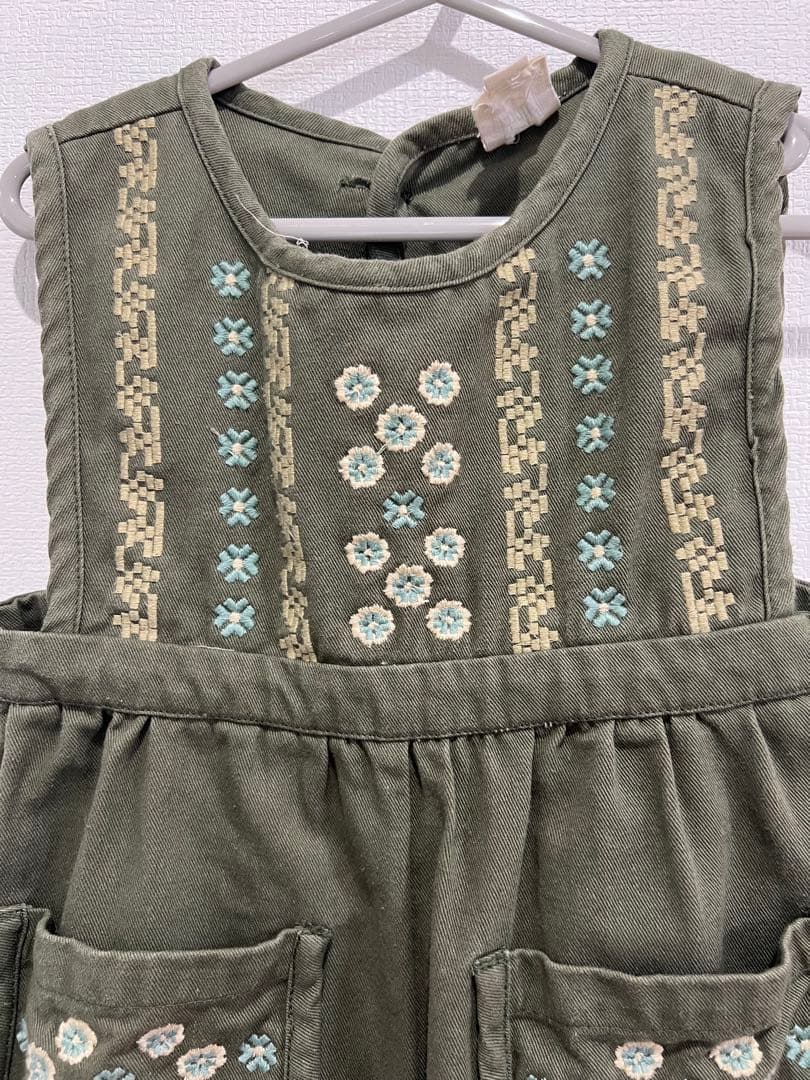 ロンパース・カバーオール apolina BIBI dungaree (forest) 1-2y