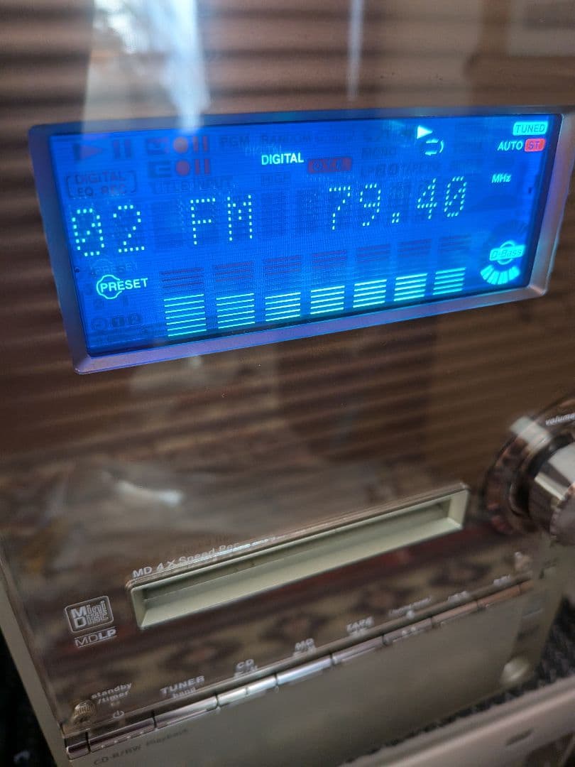 KENWOOD RXD-SL3MD リモコン付き　再生動作確認