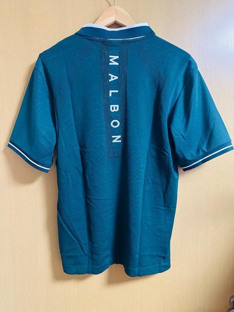 即日発送 マルボンゴルフ ポロシャツ malbon golf メンズシャツ 緑M