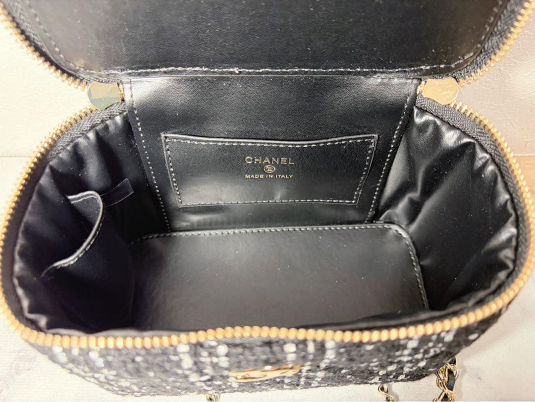 CHANEL シャネル　ノベルティ　チェーン　ショルダーバッグ　ツイード