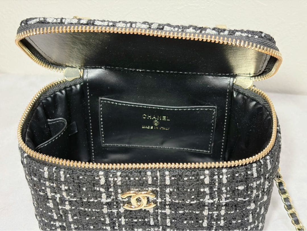 CHANEL シャネル　ノベルティ　チェーン　ショルダーバッグ　ツイード