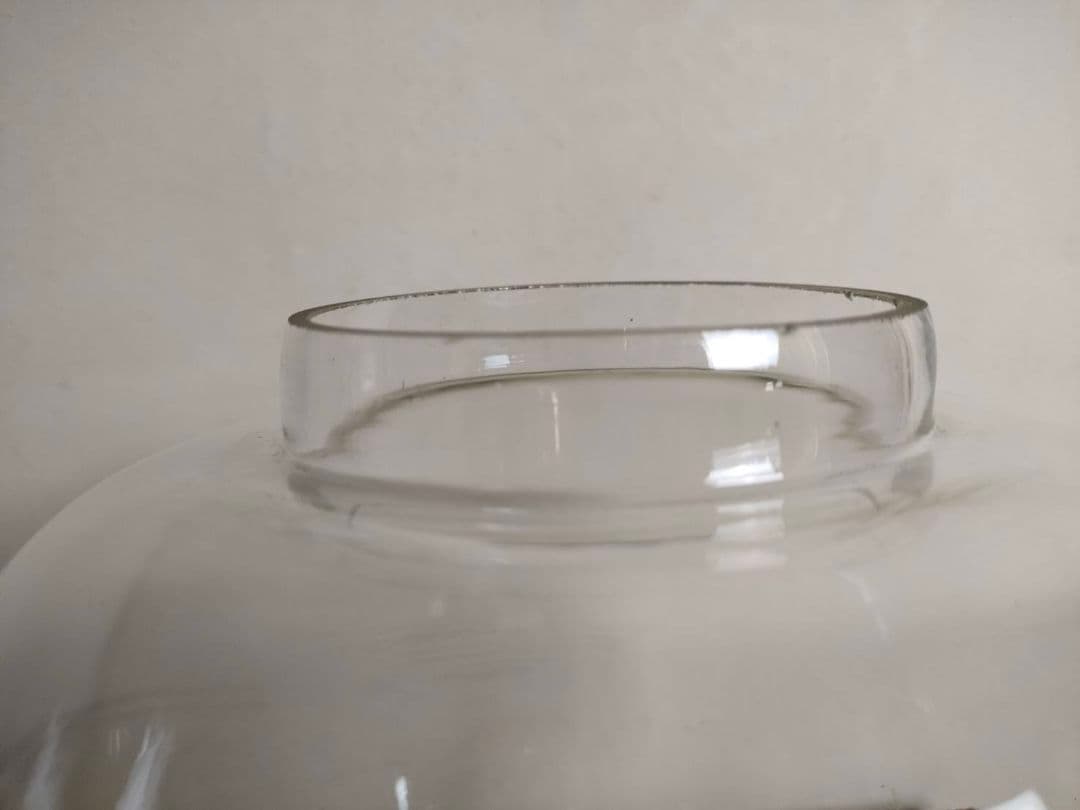 ★昭和レトロ 大型 地球瓶 ガラス 気泡 ゆらゆら 高さ27cm　駄菓子　ホビー