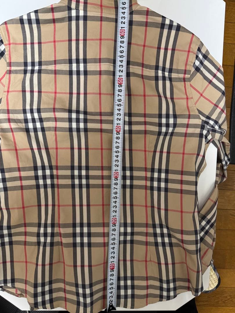 バーバリー　ノバチェックシャツL