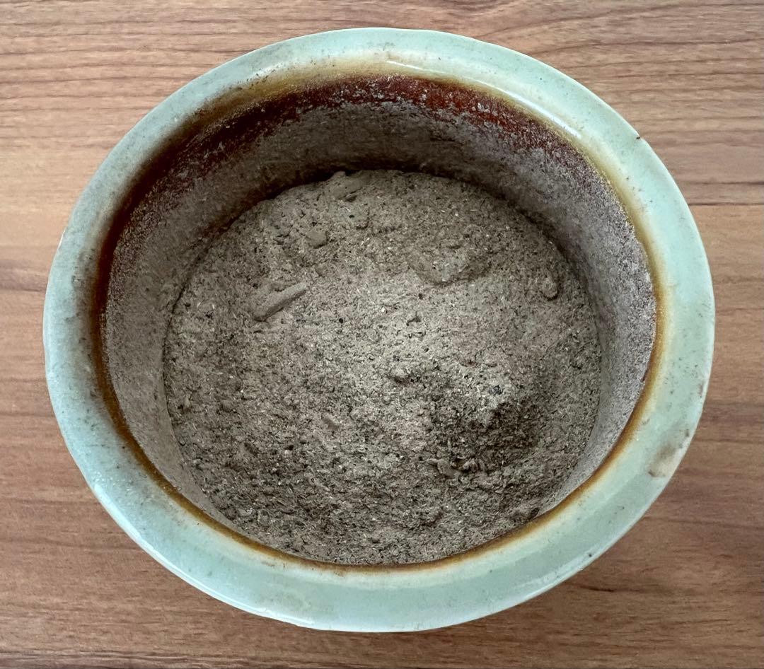 砧青磁千鳥香炉 中国龍泉窯産 箱有 灰有 年代物 香合