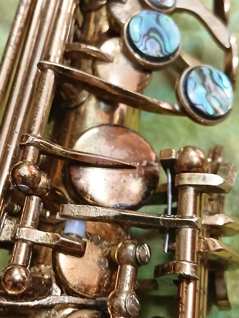 ソプラノサックス　MINELVA 音だしOK　完全ジャンク扱い品