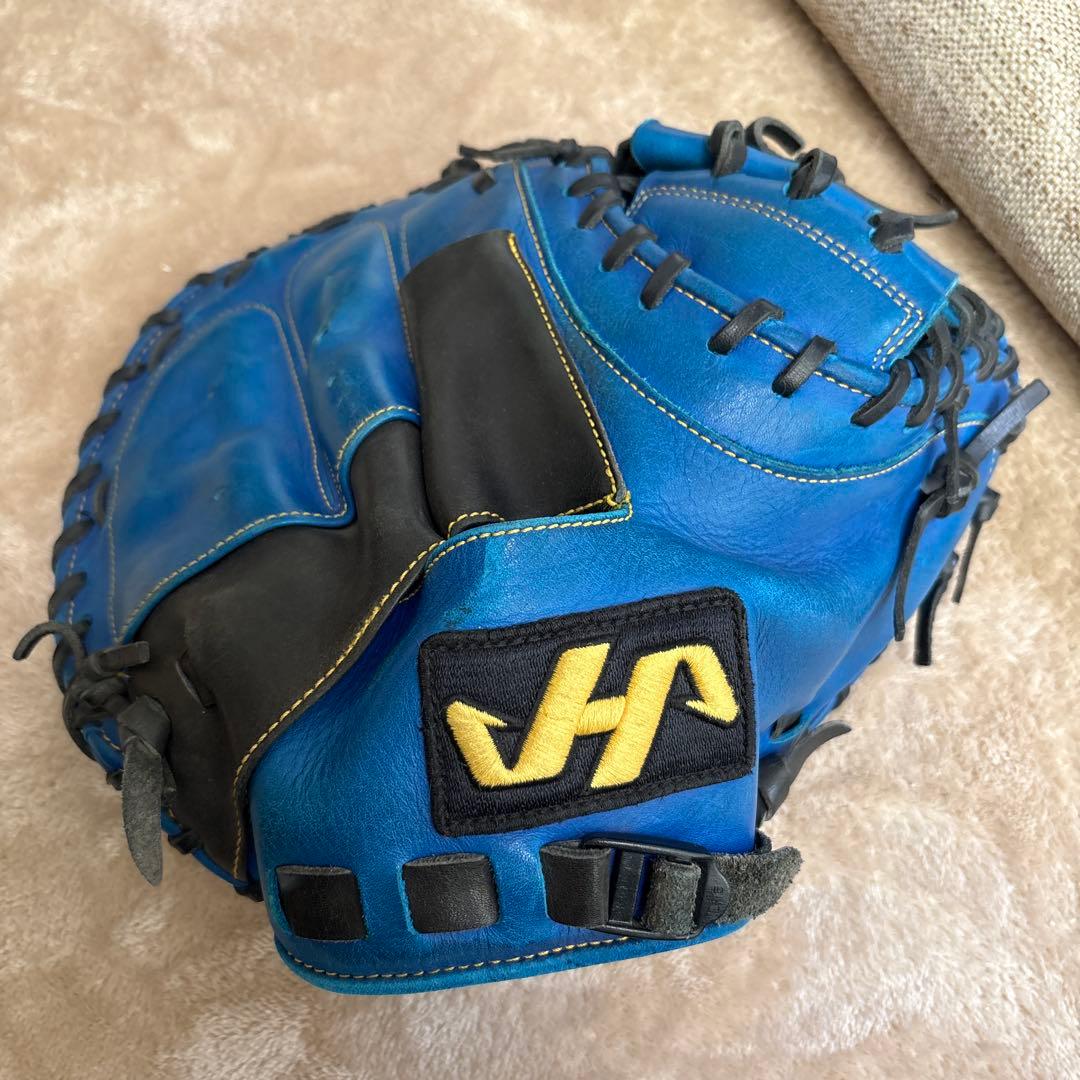 JH PRO-YS2 キャッチャーミット 青黒　HATAKEYAMA 軟式