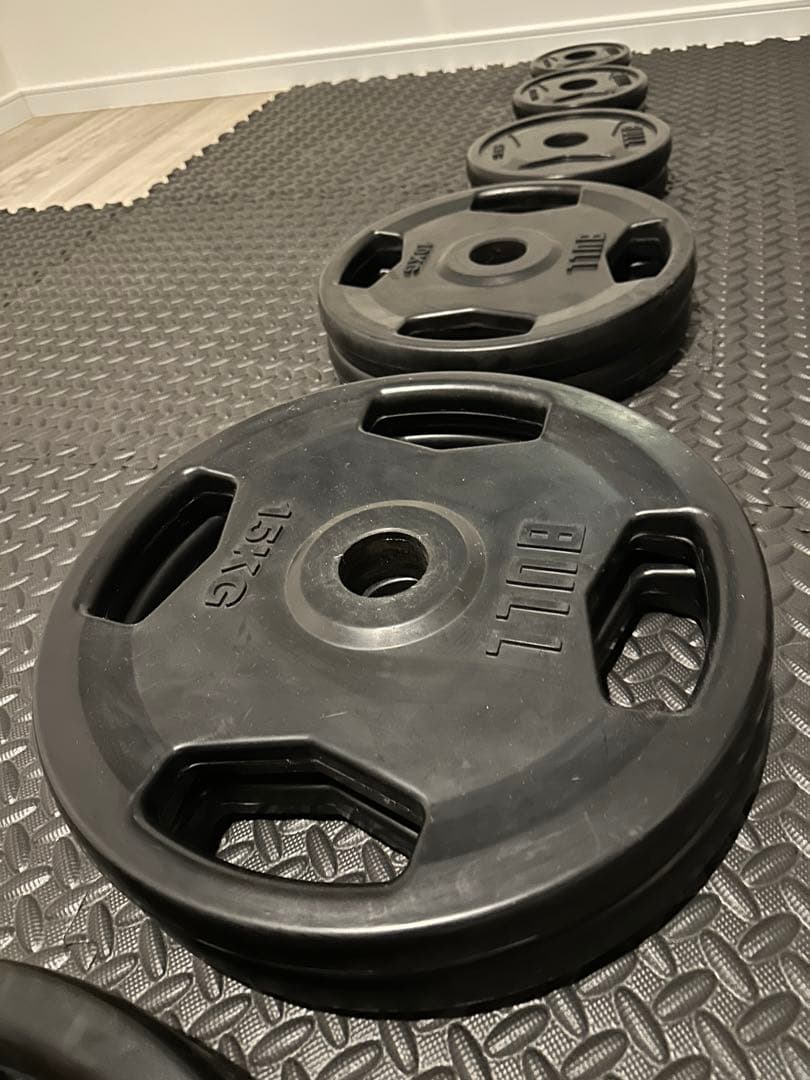 BULL製 ラバープレート 合計107.5キロセット