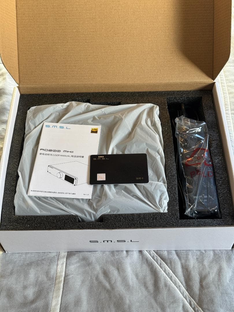 S.M.S.L AO200 MKII パワーアンプ DAC 美品 付属品完備