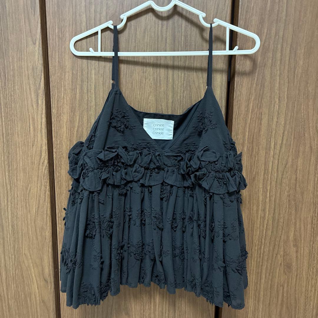 美品✨【crinkle crinkle crinkle】 キャミソール