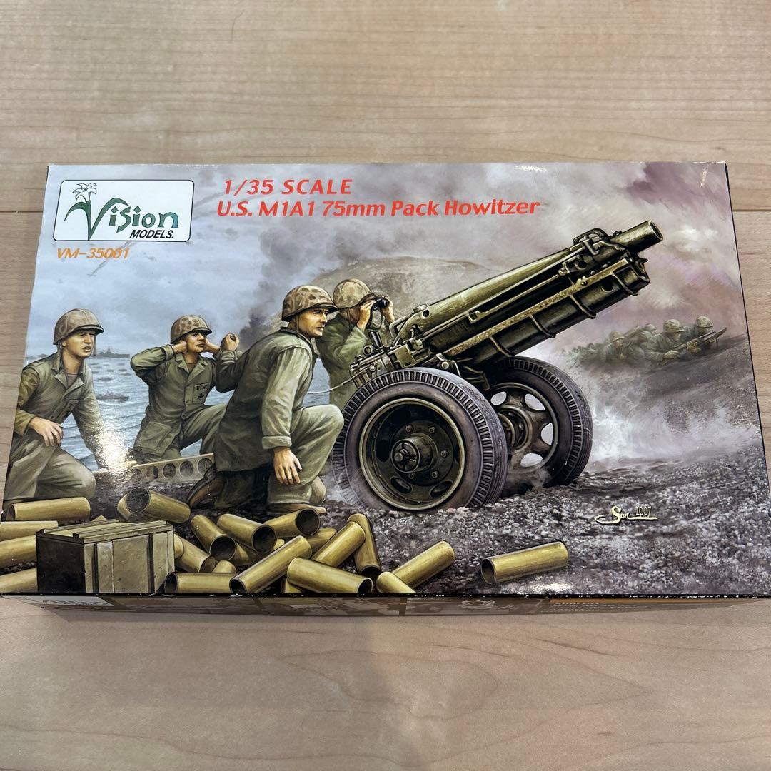 その他 Vision MODELS 1/35 SCALE U.S. M1A1 75mm