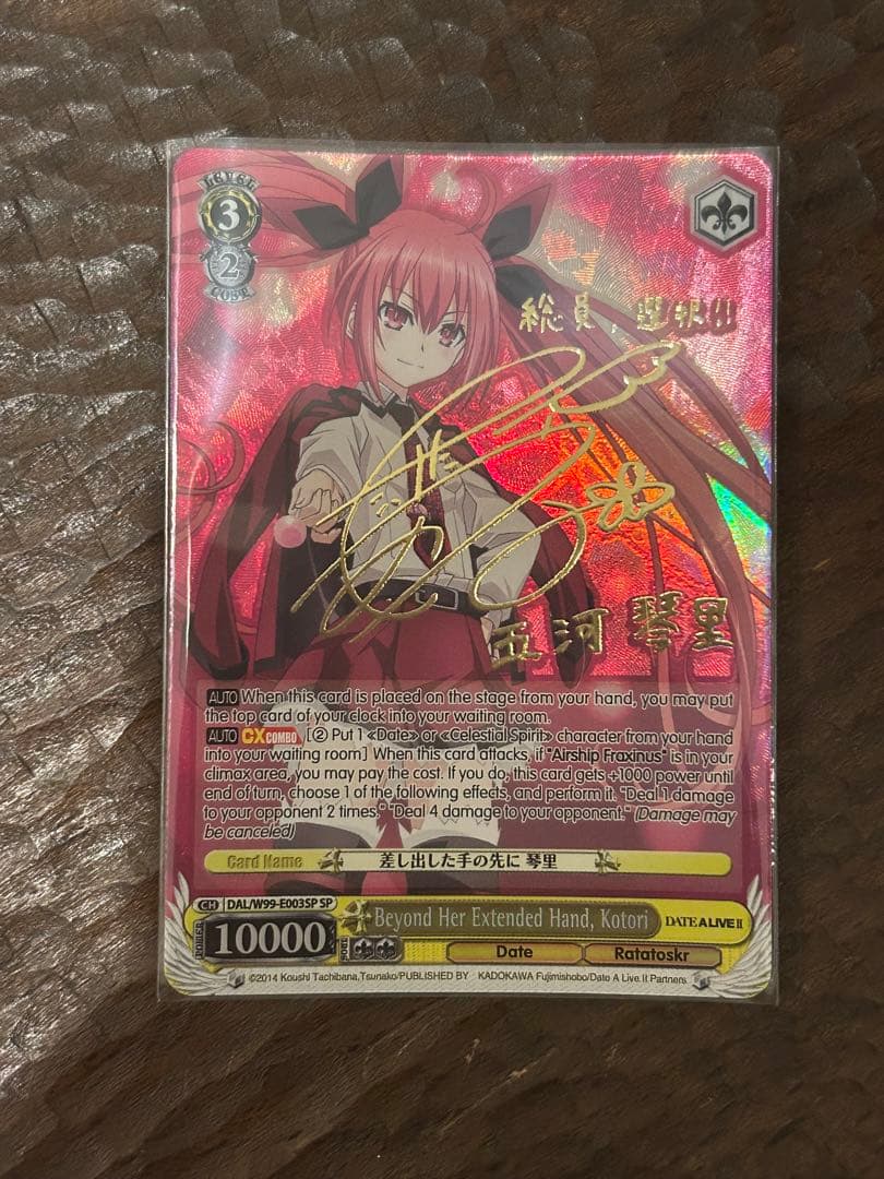 ヴァイス “Beyond Her Extended Hand”琴里 デアラ　英語