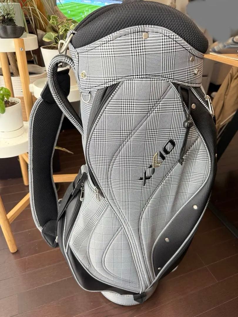 XXIO チェック柄 メンズ　ゴルフバッグ