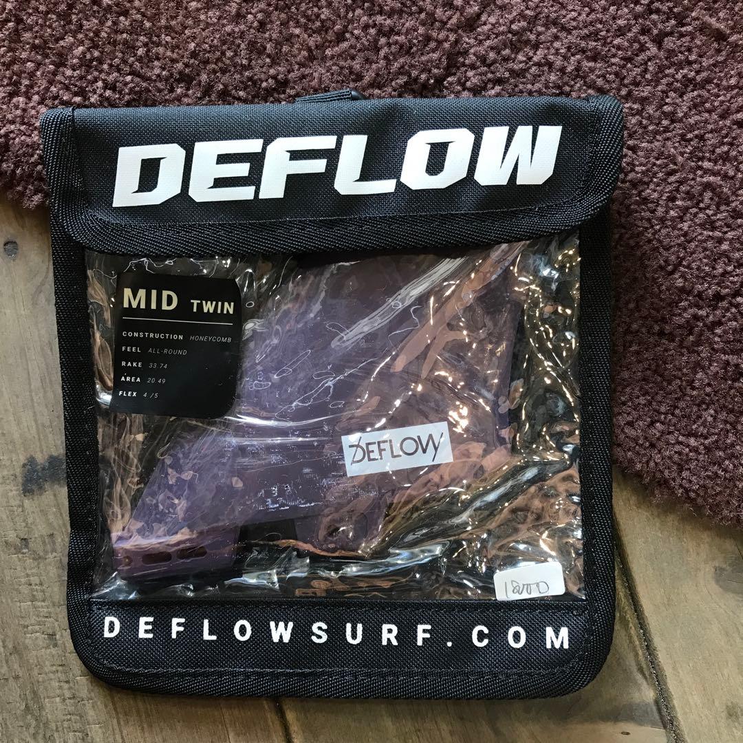 DEFLOW MID TWIN デフローフィン パープル定価¥19800