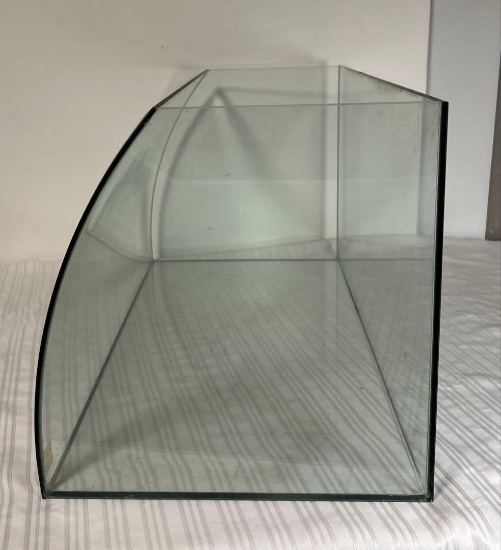 ガラス水槽 アクアシステム キュームガーデン ★曲面デザイン 熱帯魚用 透明