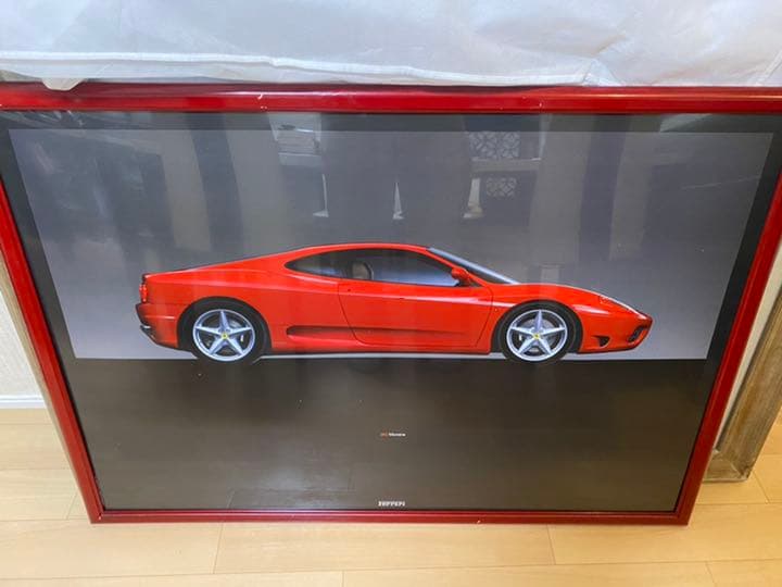 フェラーリ360モデナフレーム付きポスター