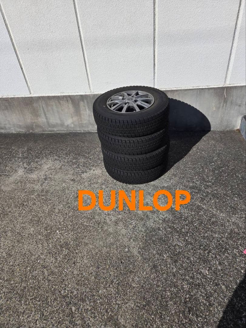 取引B 軽スタッドレス 145/80R12ダンロップWM SV01ホイール付２本