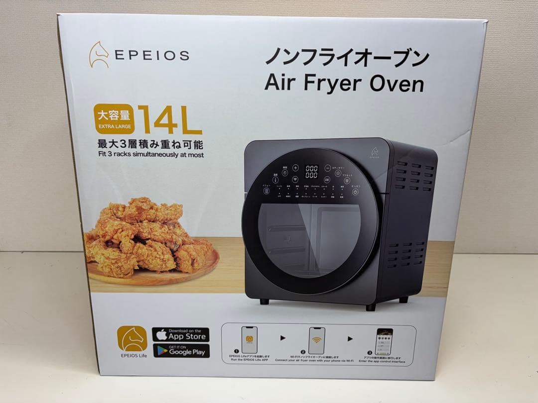 新品未使用品 EPEIOS エペイオス ノンフライオーブン AO249A 14L