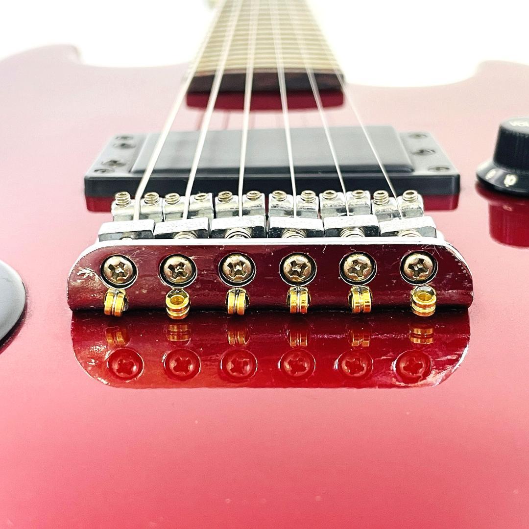 michael アンプ内蔵 ミニエレキギター スピーカー搭載【整備品】