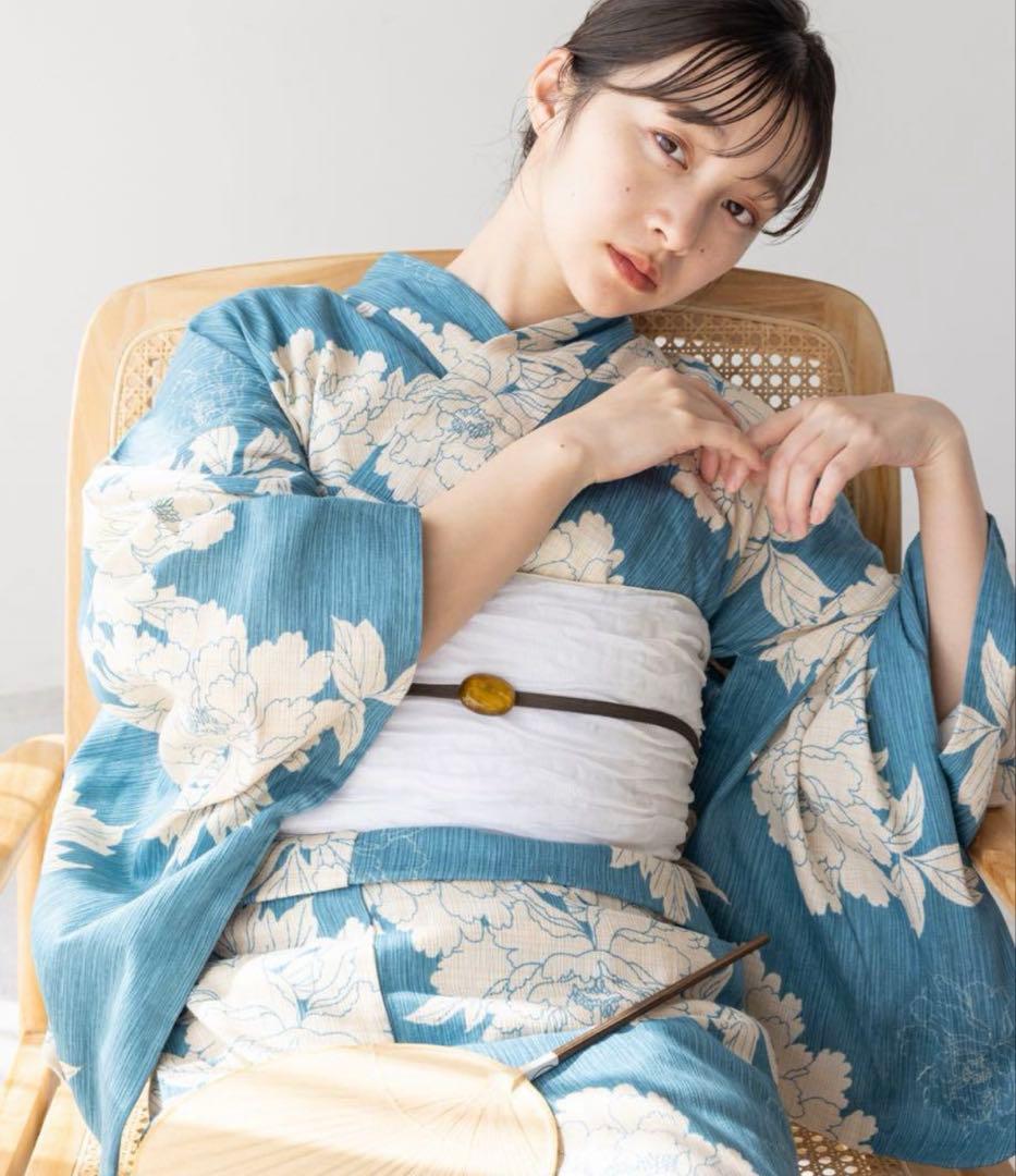 去年完売！ゆかた館グレース　水色