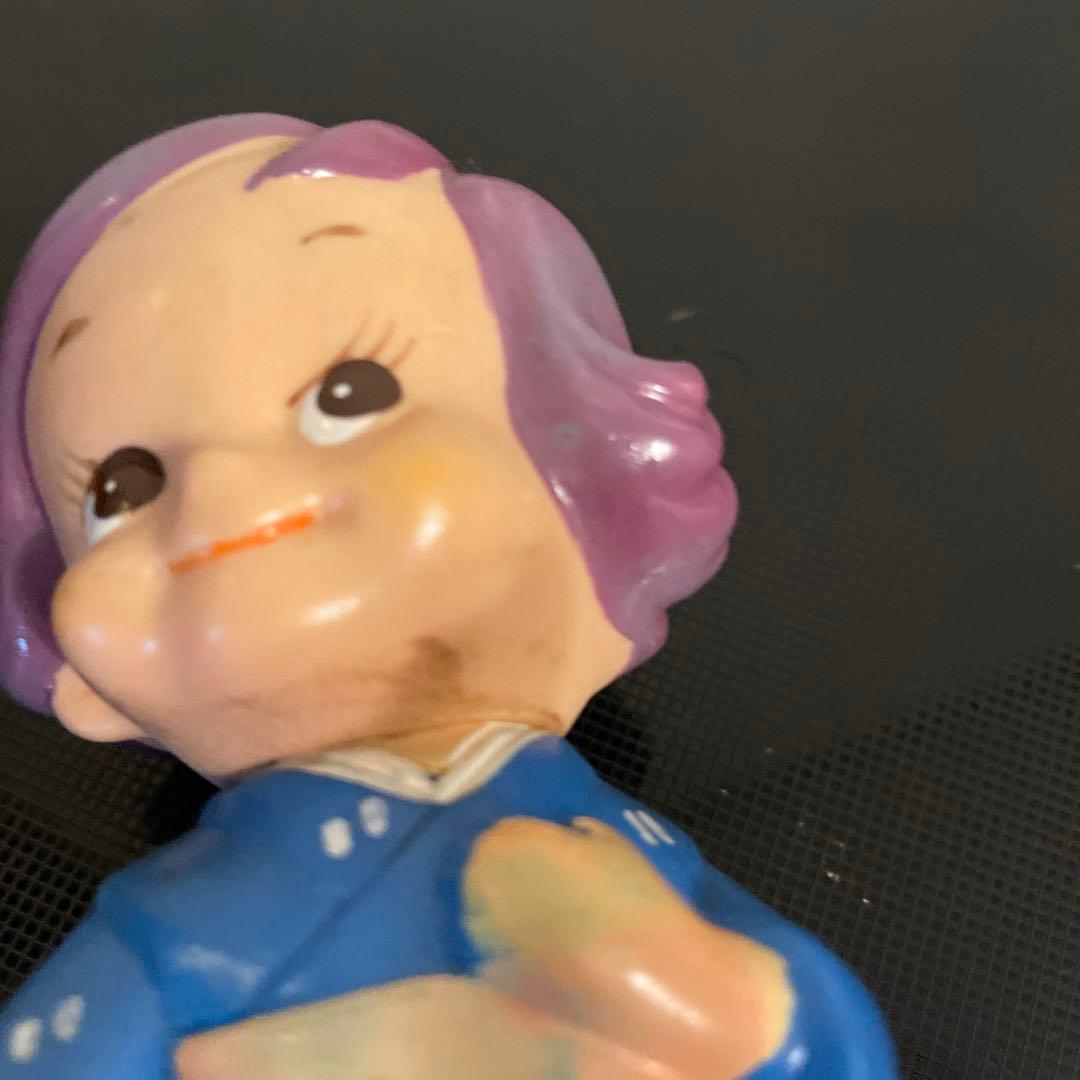 値下げ❗️まとめ売り❗️22㎝のばらちゃん座り❗️勧業銀行 ソフビ昭和レトロ