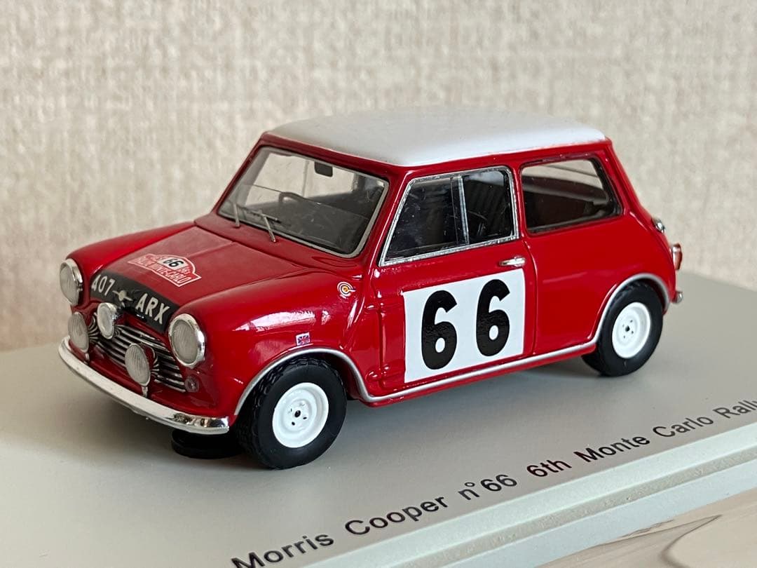 スパーク 1/43 モーリス クーパー #66 モンテカルロラリー 1963