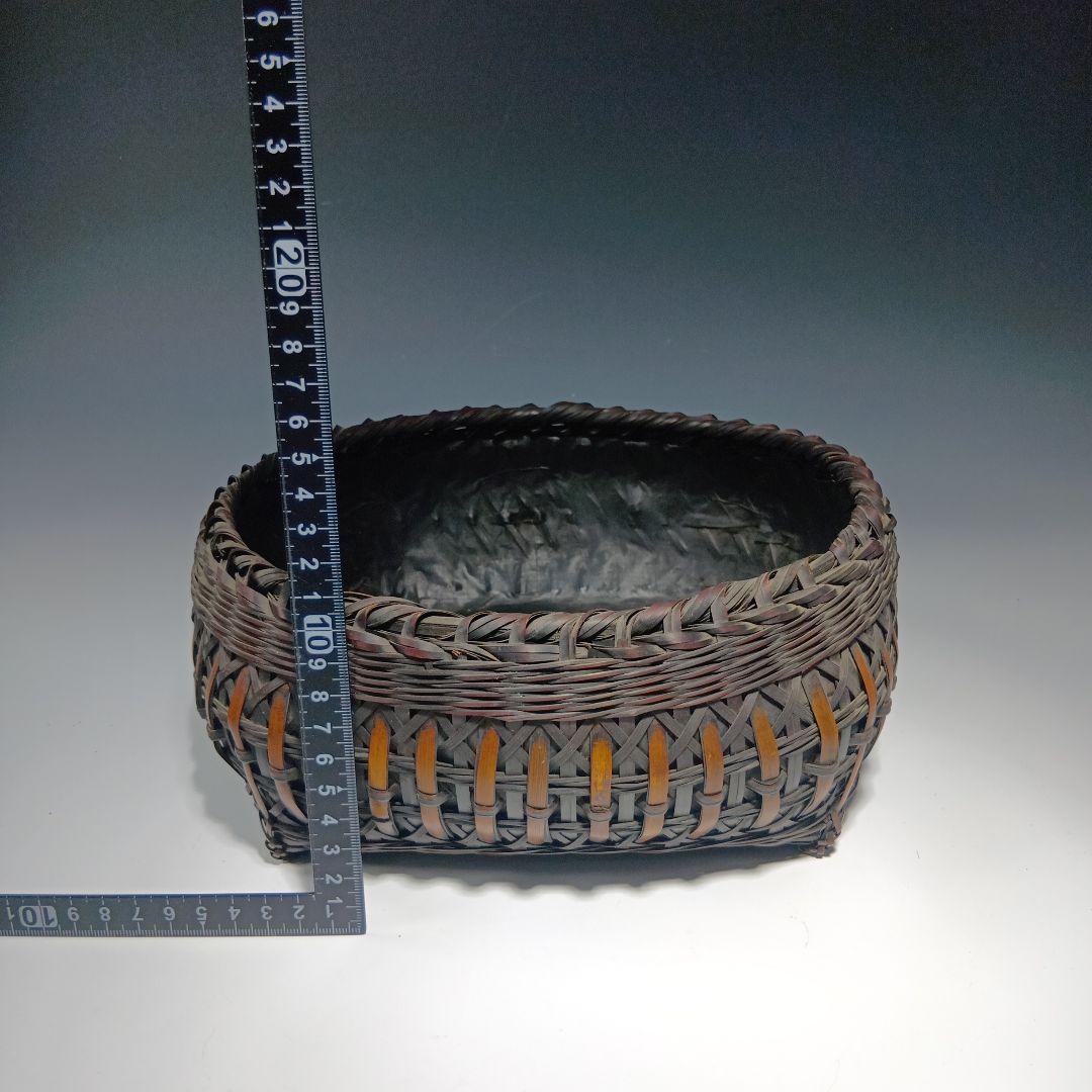 値下げ茶道具　竹製　炭籠　2個おまとめ