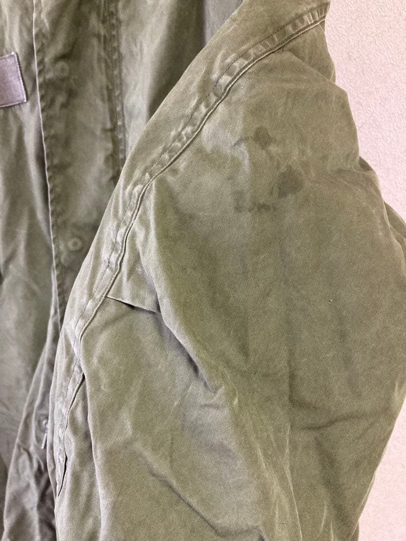 米軍実物　M65フィッシュテールパーカーUSED ライナー付　Ｌ1988年最終型