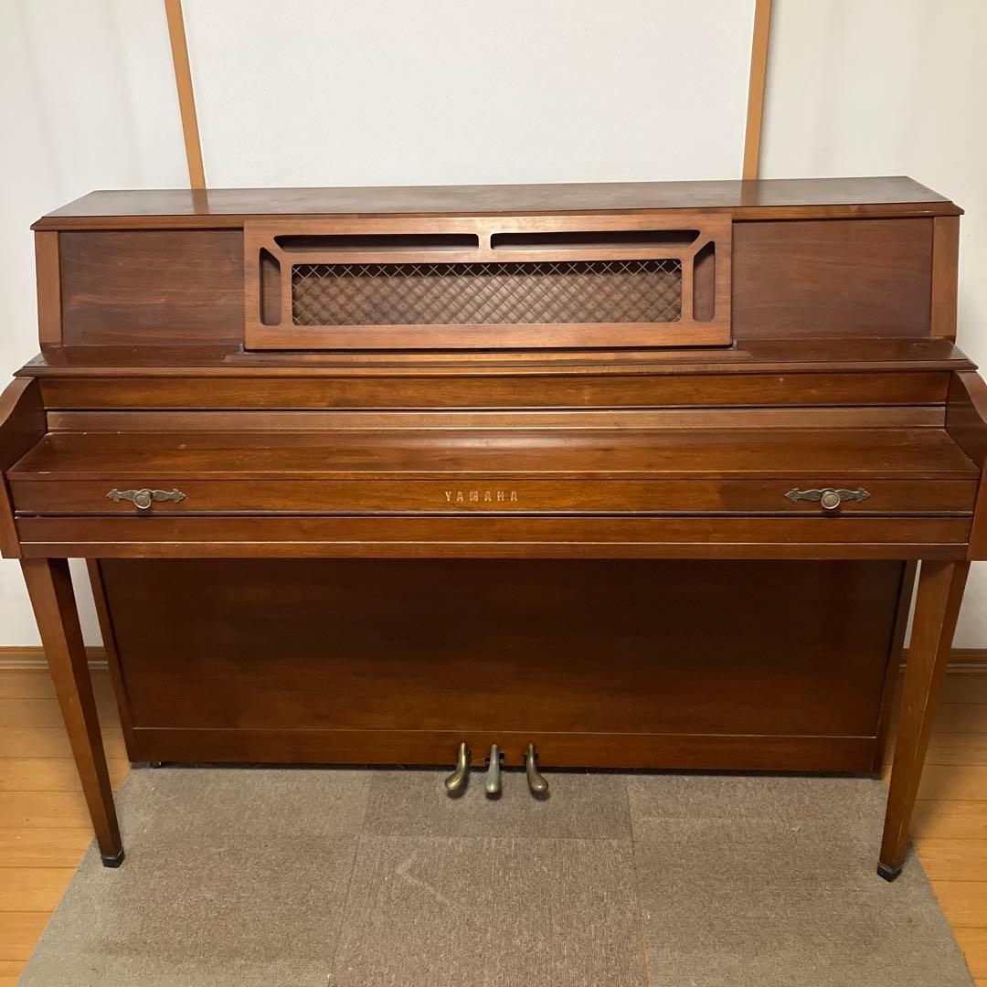 アメリカ製　YAMAHA アップライトピアノ ブラウン