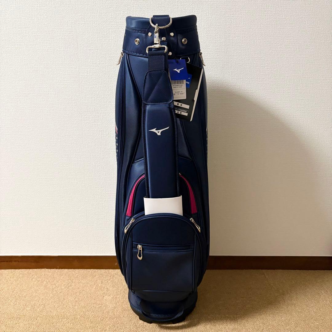ミズノ キャディバッグ レディース ネイビー