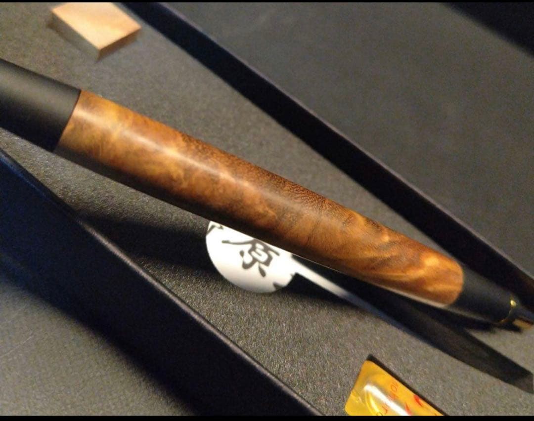 ほぼ新品　野原工芸 シャープペンシル★マーブルウッド