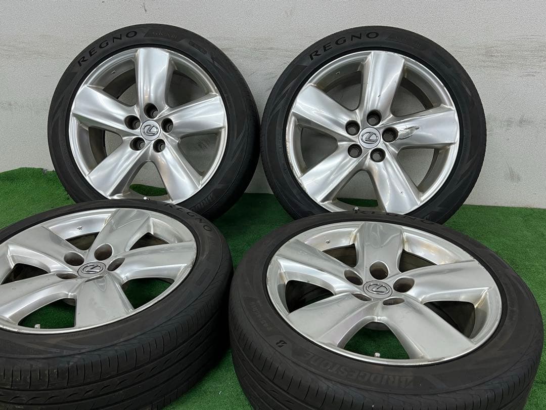 レクサスLS460 純正19インチホイール/ブリヂストンタイヤ 2025年タイヤ