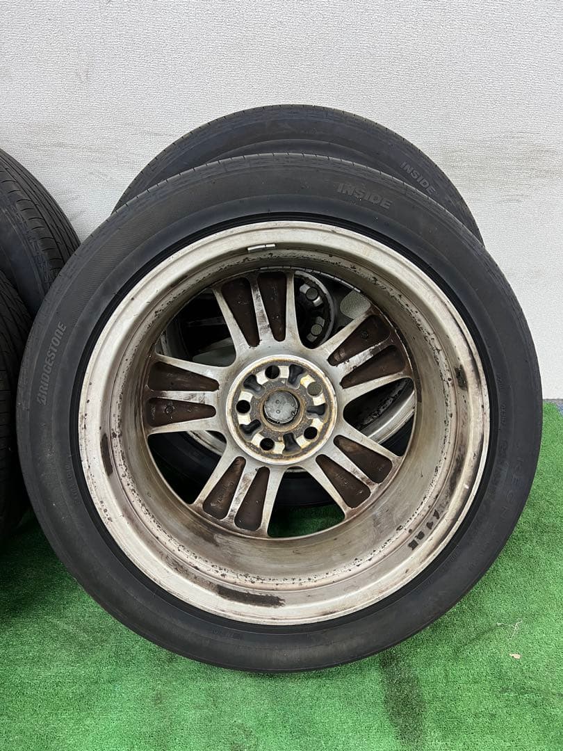 レクサスLS460 純正19インチホイール/ブリヂストンタイヤ 2025年タイヤ