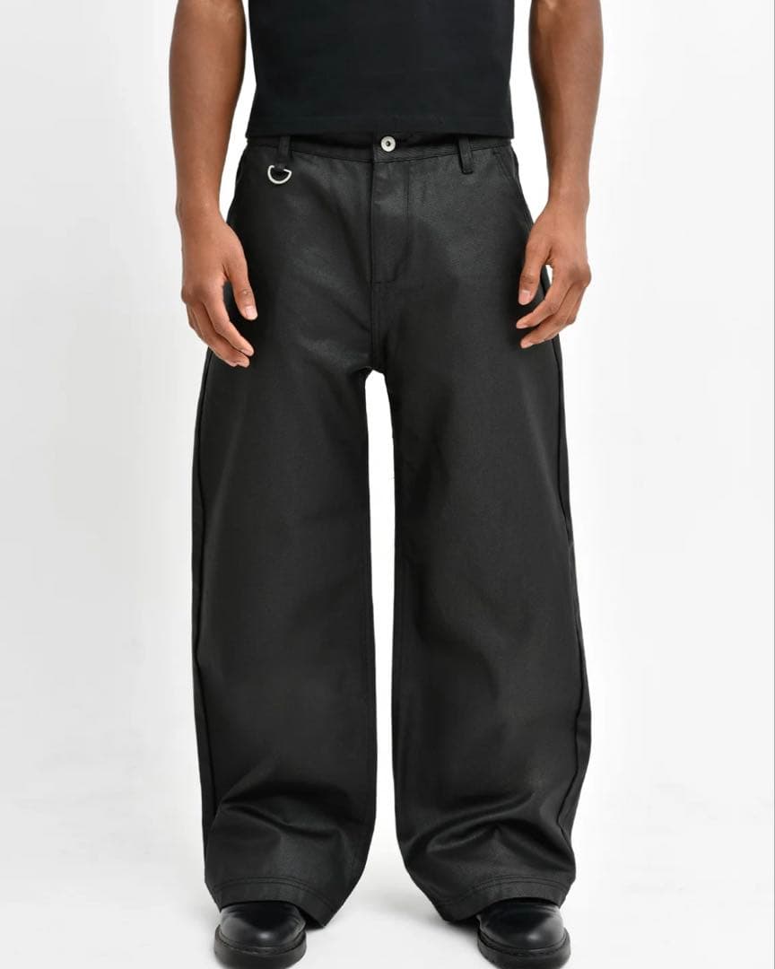 Asapmode Stacked Oil Coating Pants Lサイズ