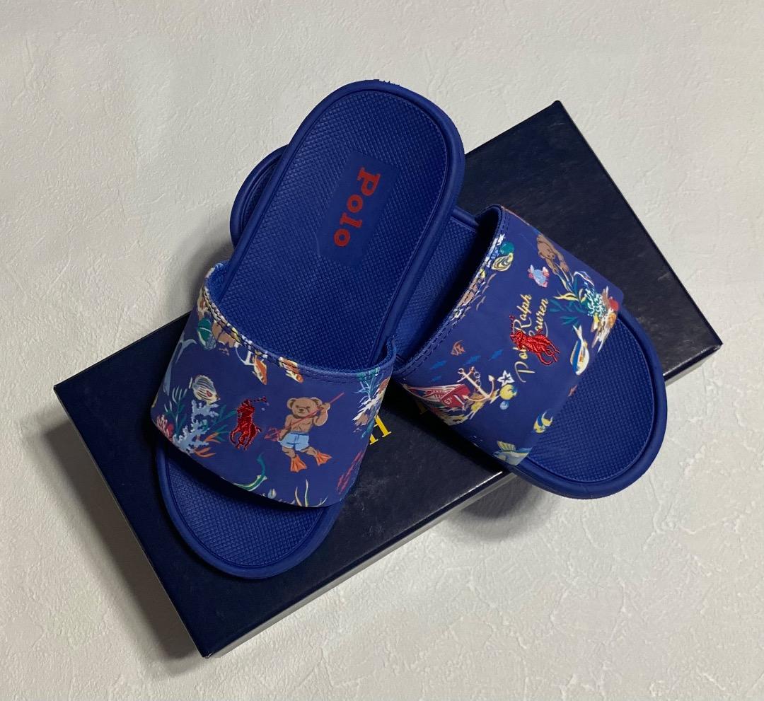 【日本未入荷品】Ralph Lauren キッズ Polo Bear柄 サンダル