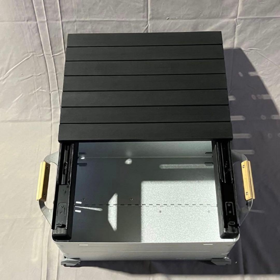 シェルフコンテナ25用　スライド天板ブリッジテーブル　オーダー承ります