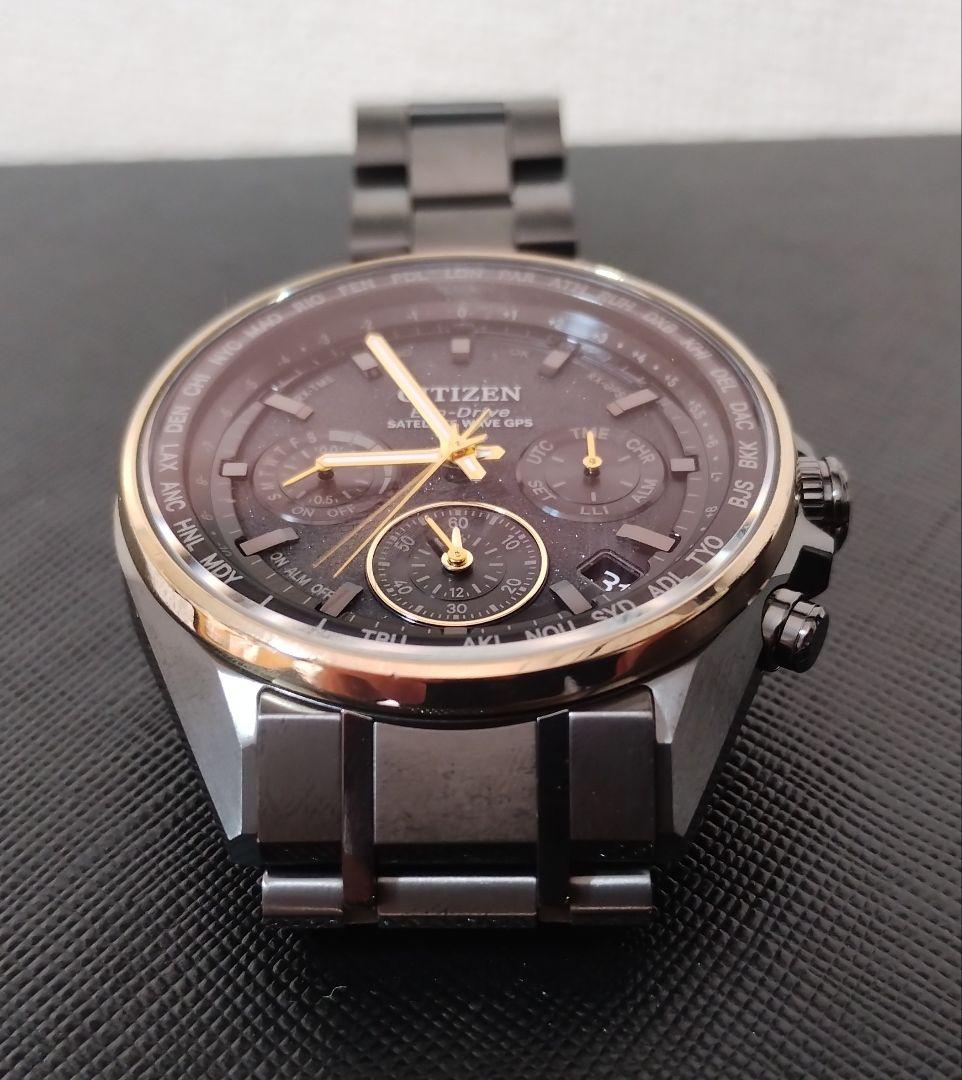 CITIZEN　アテッサ　エコドライブGPS電波　100周年記念限定　電池交換済