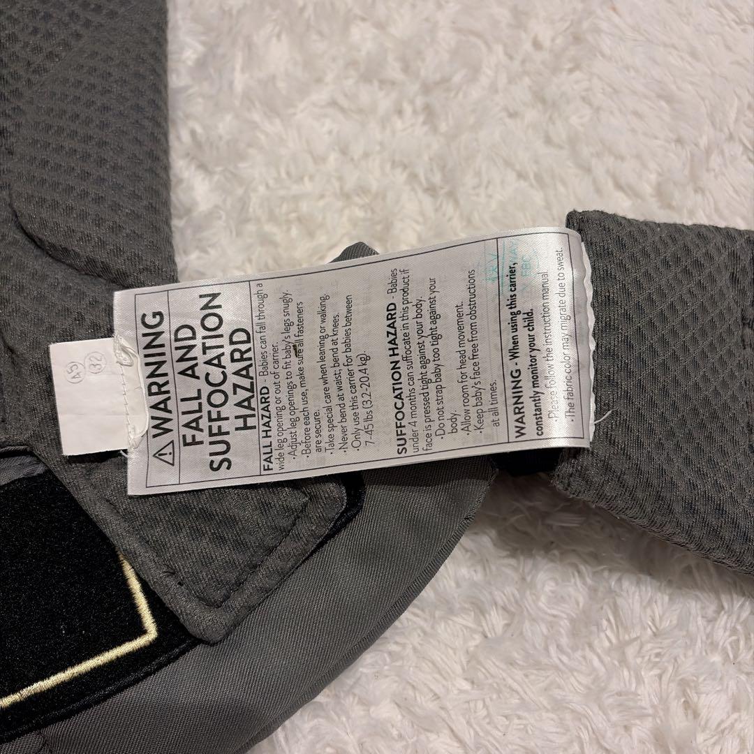 エルゴベビー 美品✨オムニブリーズ　抱っこ紐 グラファイトグレー　メッシュ新生児