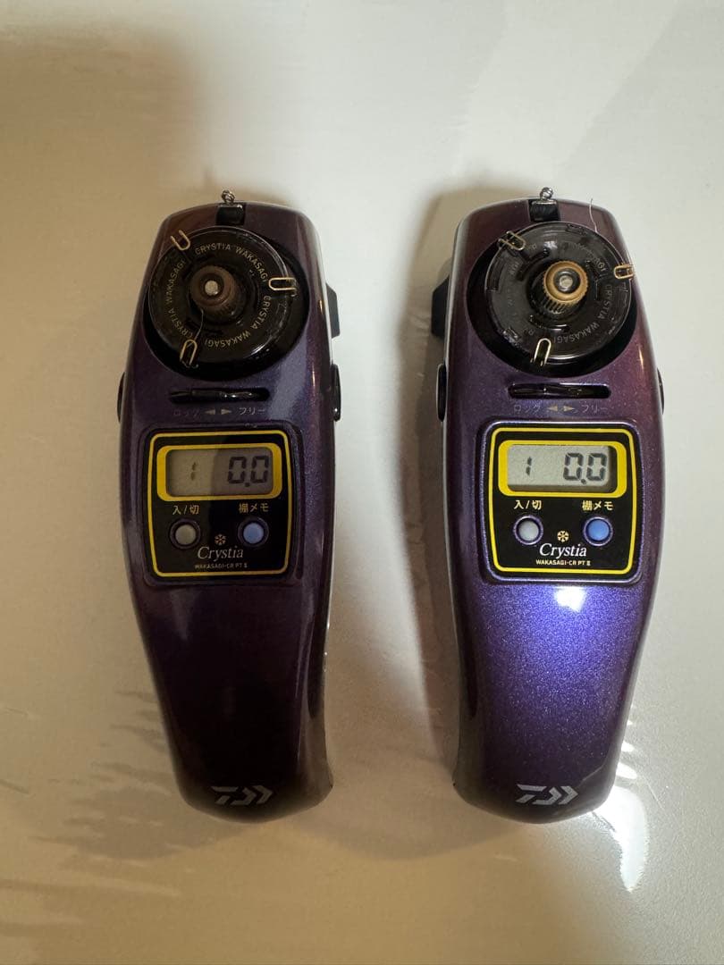 Daiwa Crystia CR PT Ⅱ パープル2個セット付属品付き