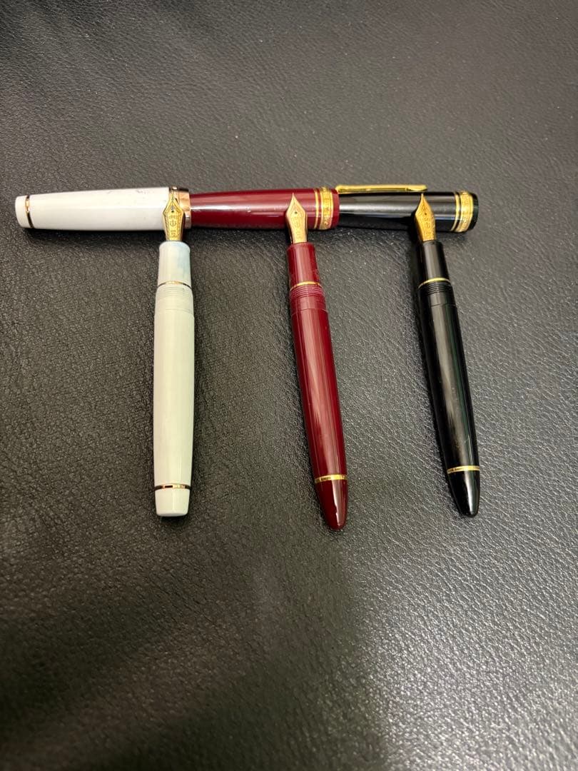 セーラー ファウンデッド 1911　ペン先21K 3本セット　ジャンク