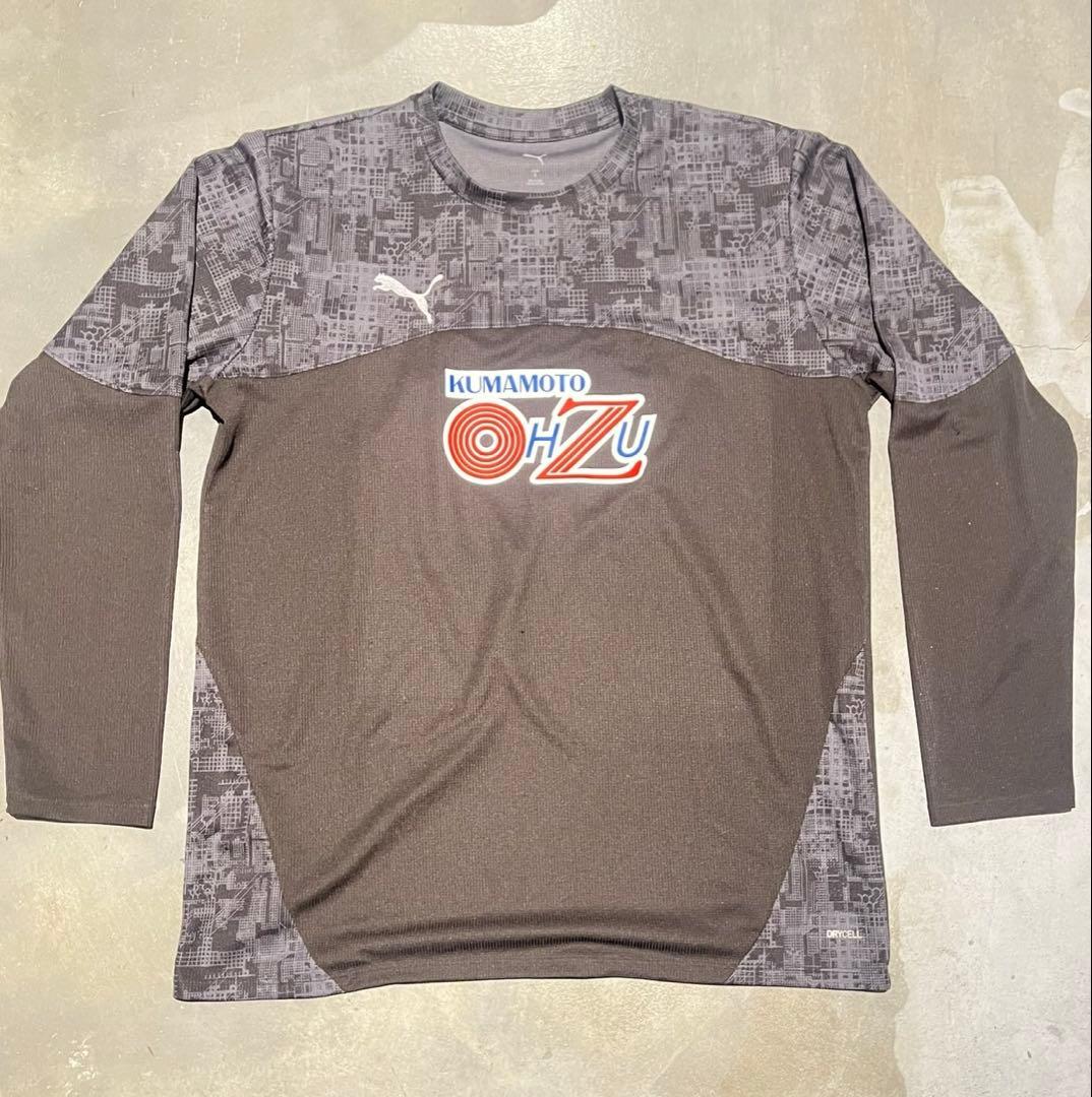 大津高校サッカー部　移動着　長袖　サッカーウェア　ブラック　XL