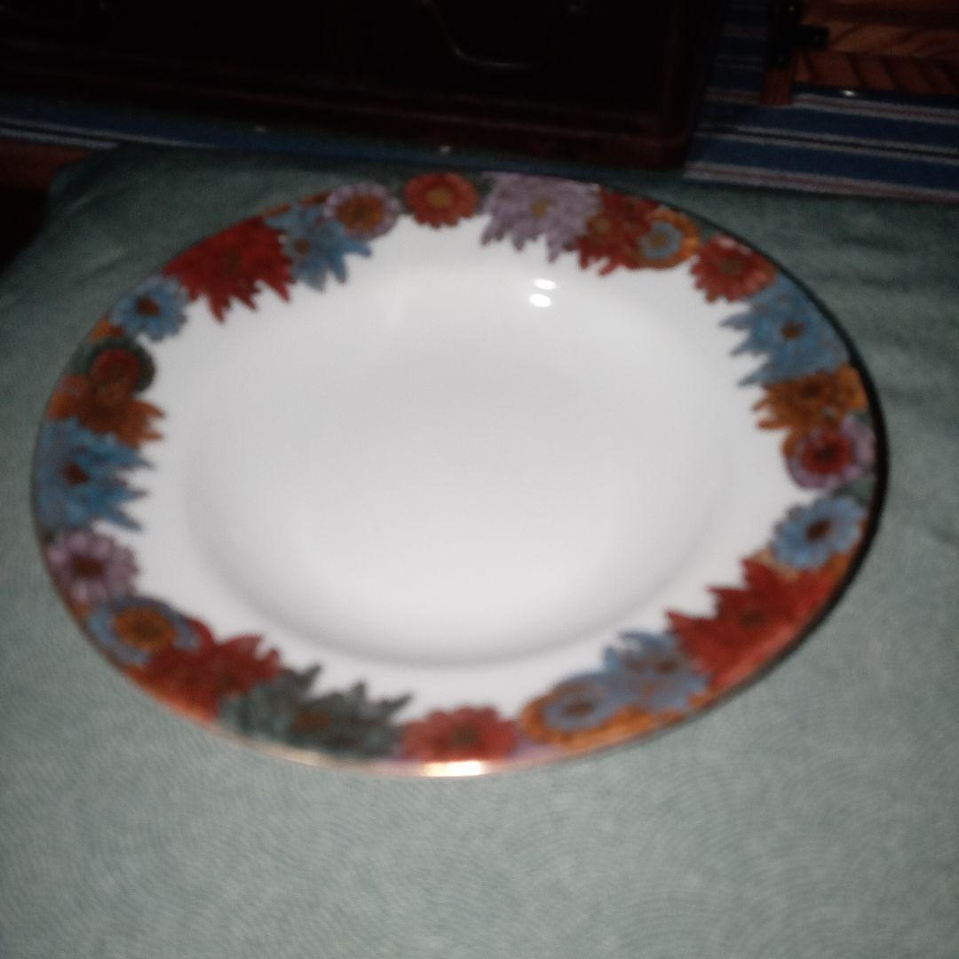 レトロ　九谷焼　カップ&ソーサー　旭山