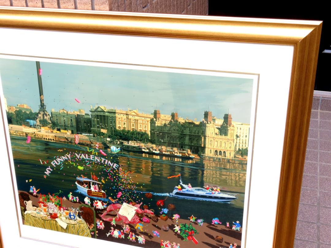 【ヒロ・ヤマガタ】　恋人たちのフェスティバル　シルクスクリーンシート　山形博導