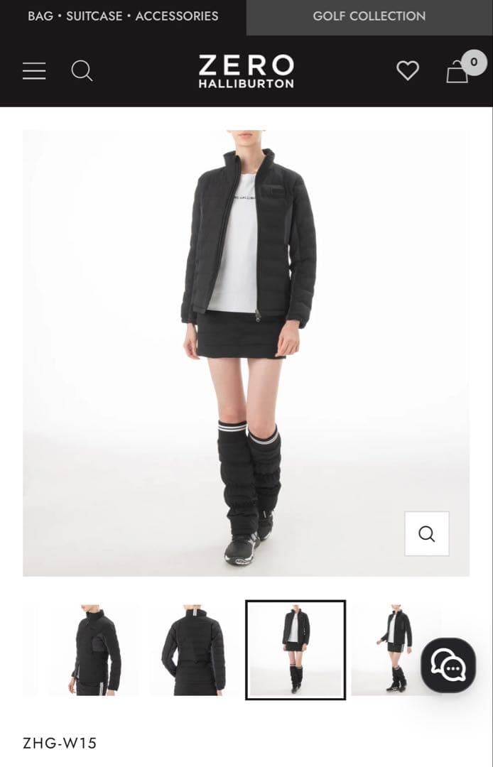 【新品未使用】ゼロハリバートン GOLFパデッドブルゾン