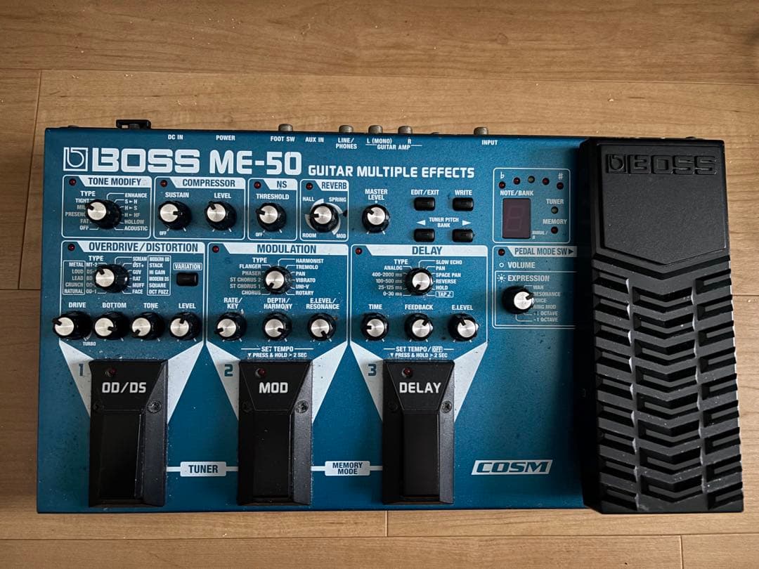 BOSS ME-50 ギター用マルチエフェクター 完動品 アダプター付属