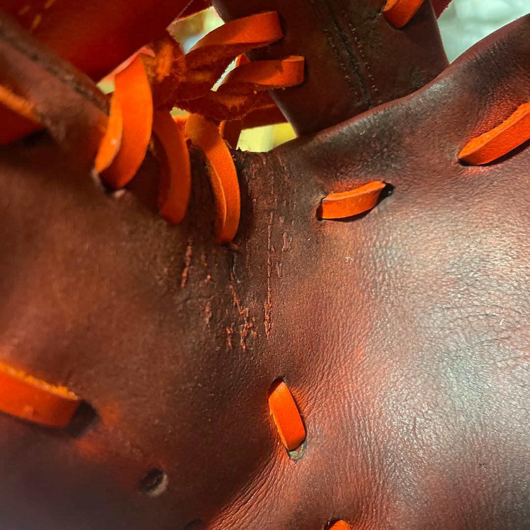 ミズノプロ硬式内野手用グローブ　リペア品