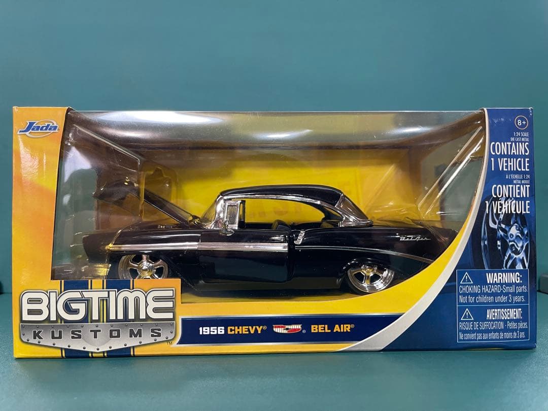 ミニカー Jada 1/24 1956 chevy BEL AIR