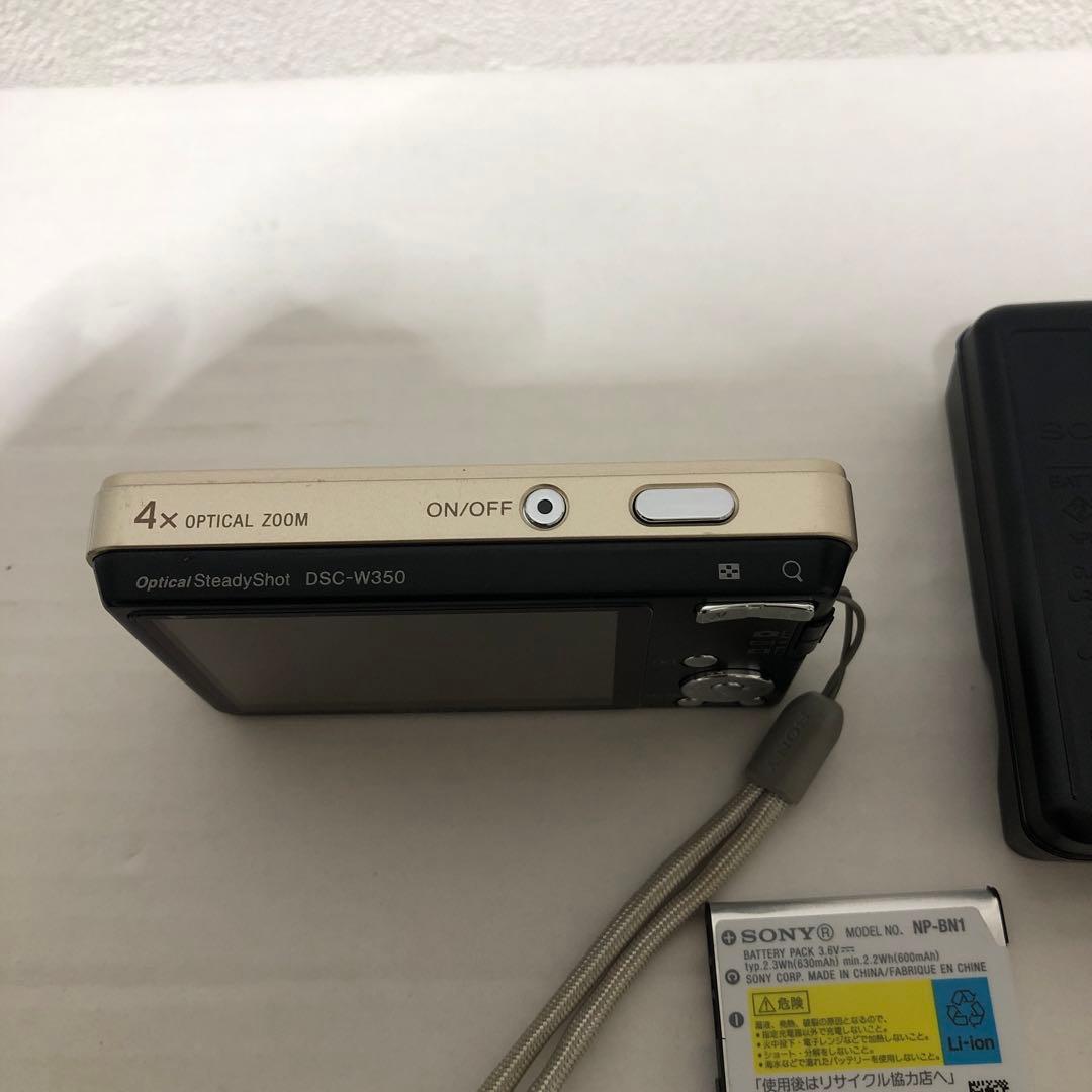 【中古美品】ソニーcyber shot w350 シャンパンゴールド