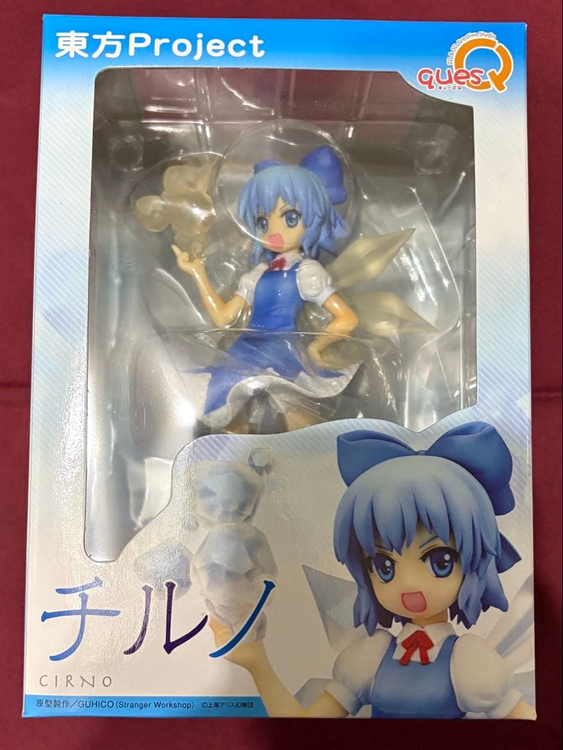 【新品未開封】 キューズQ 東方project チルノ フィギュア