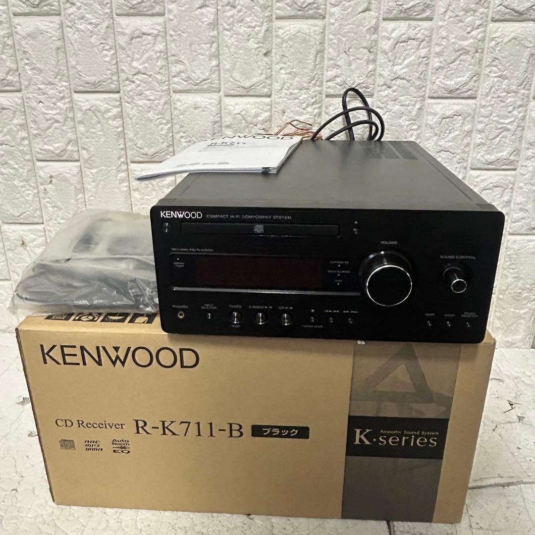 【動作品】KENWOOD Hi-Fi コンポーネントシステム　R-K711 B
